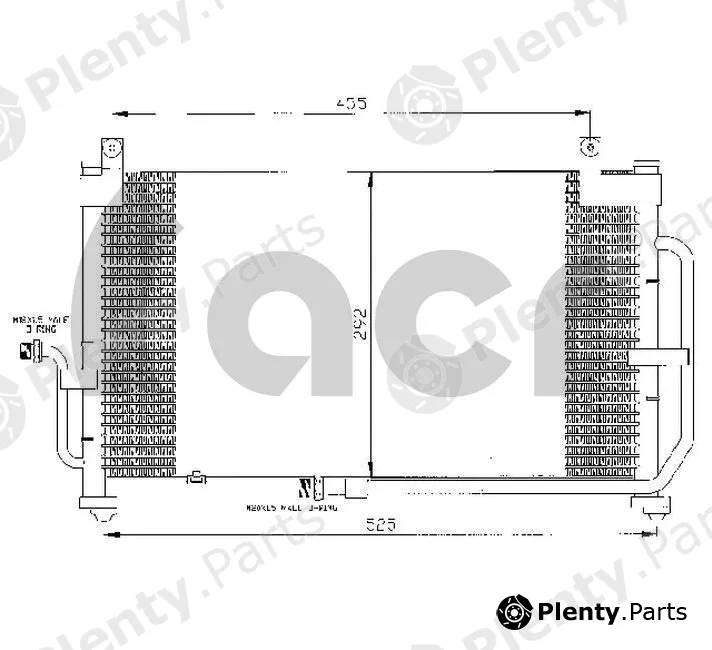 ACR 300375 — Condenser, air conditioning