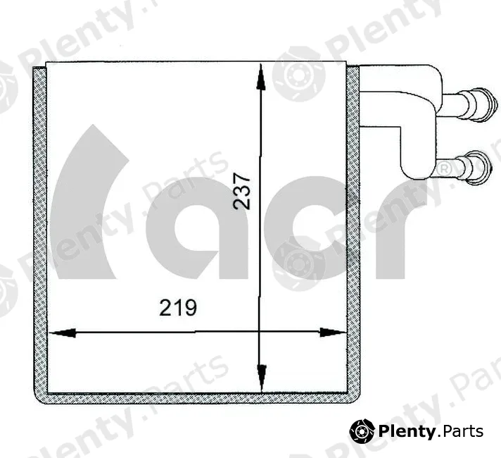 ACR 310032 — Evaporator, air conditioning