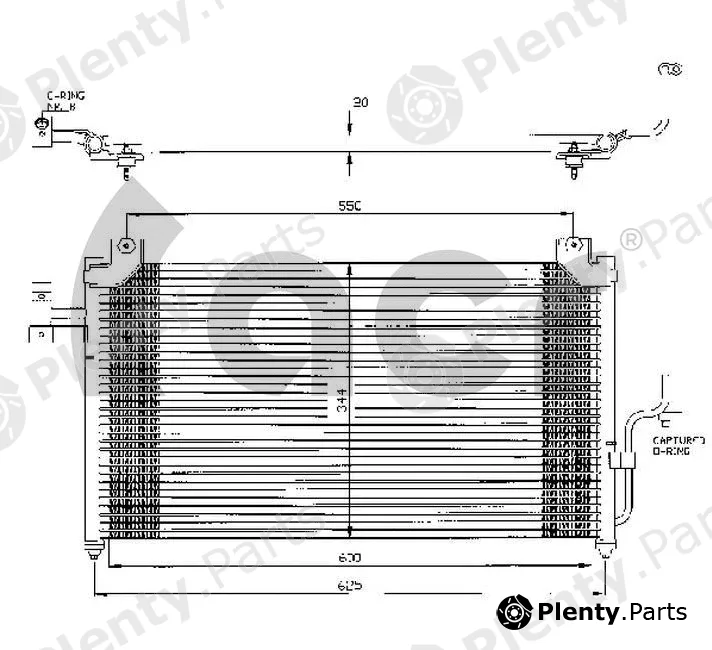 ACR 300386 — Condenser, air conditioning