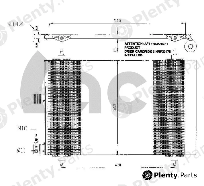 ACR 300484 — Condenser, air conditioning