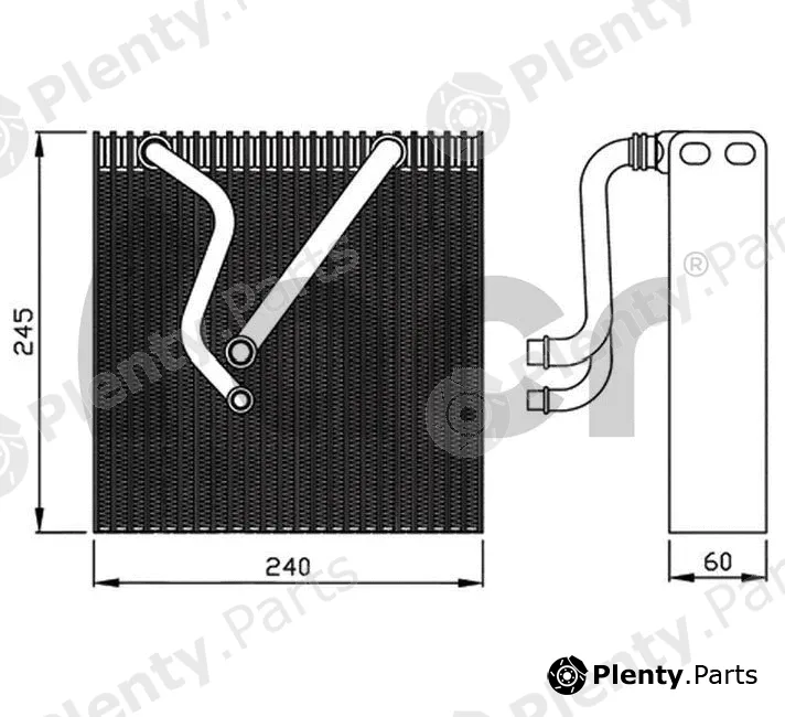 ACR 310164 — Evaporator, air conditioning