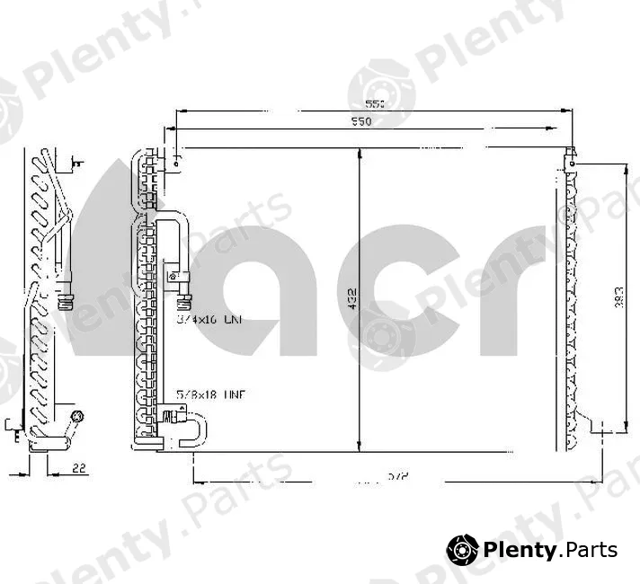 ACR 300204 — Condenser, air conditioning