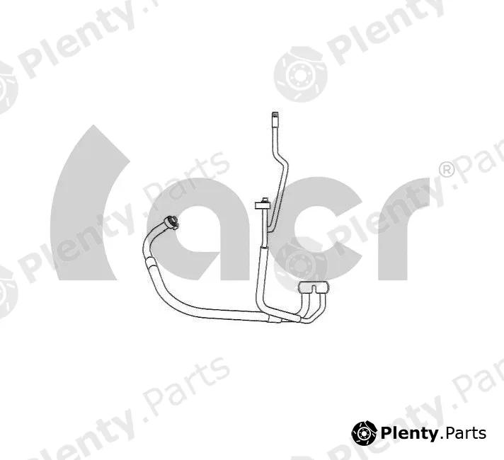 ACR 119240 — High-/Low Pressure Line, air conditioning