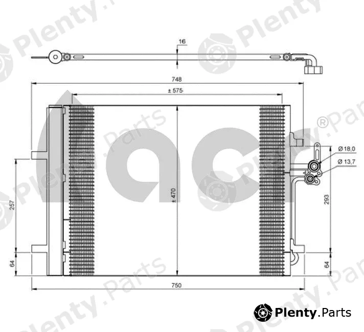 ACR 300687 — Condenser, air conditioning