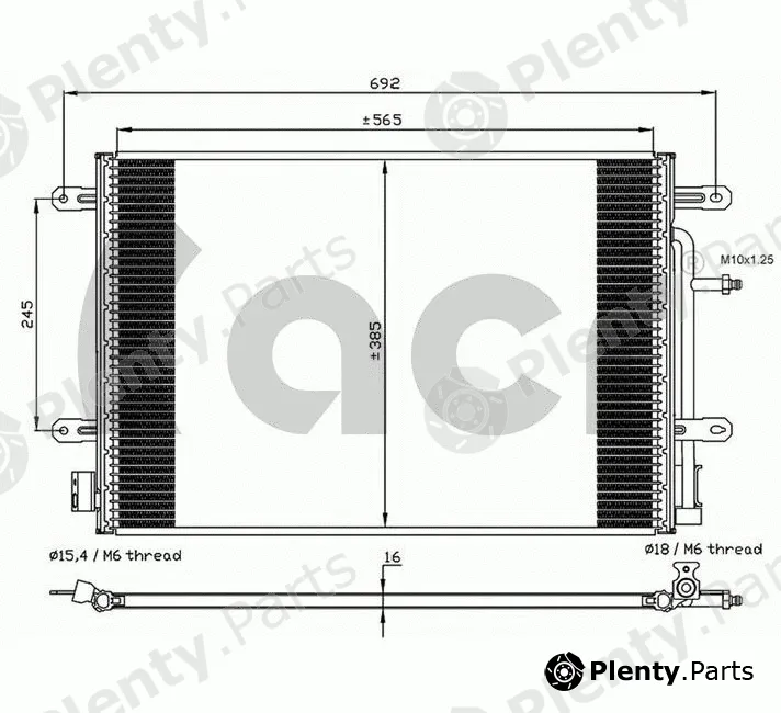 ACR 300603 — Condenser, air conditioning