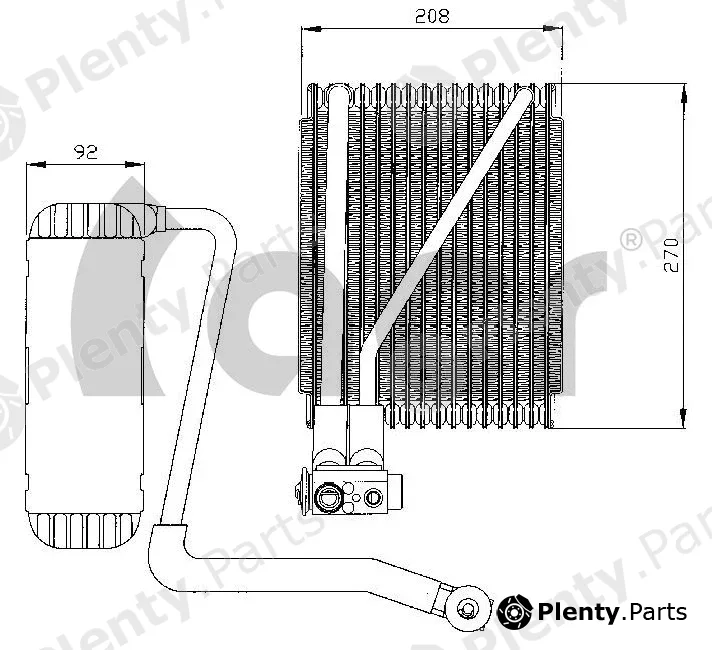 ACR 310030 — Evaporator, air conditioning