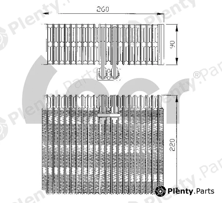 ACR 310127 — Evaporator, air conditioning