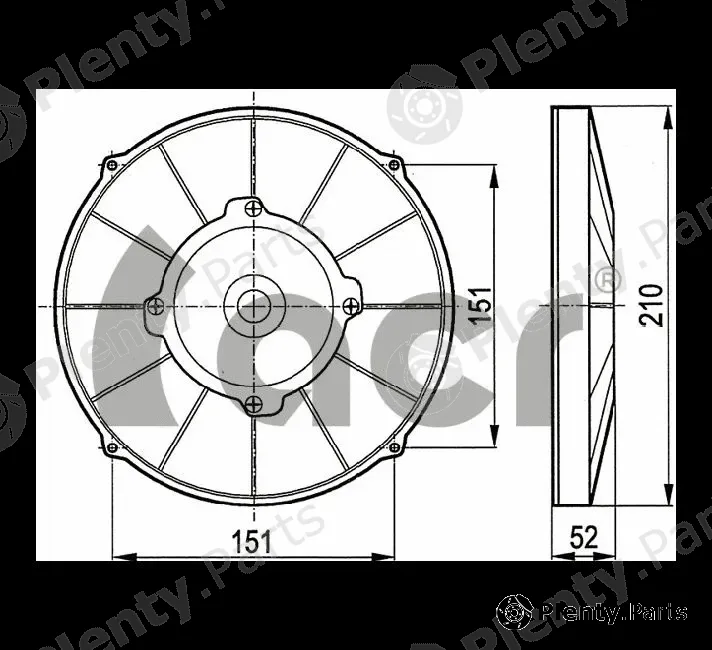 ACR 166006 — Fan, engine cooling