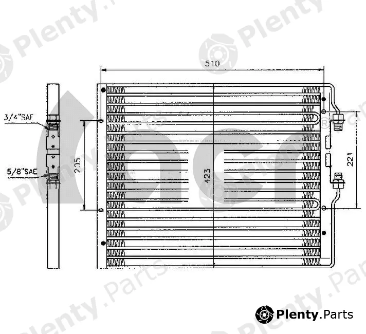 ACR 300136 — Condenser, air conditioning