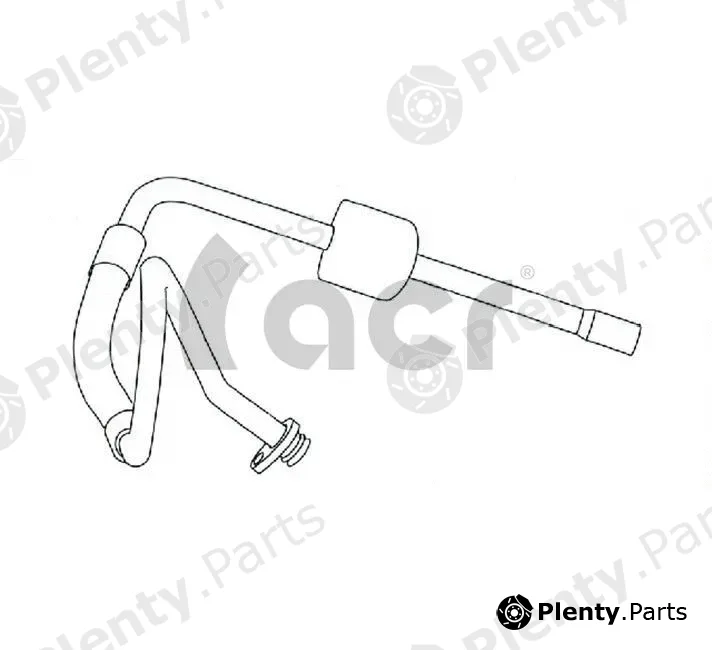 ACR 119956 — High-/Low Pressure Line, air conditioning