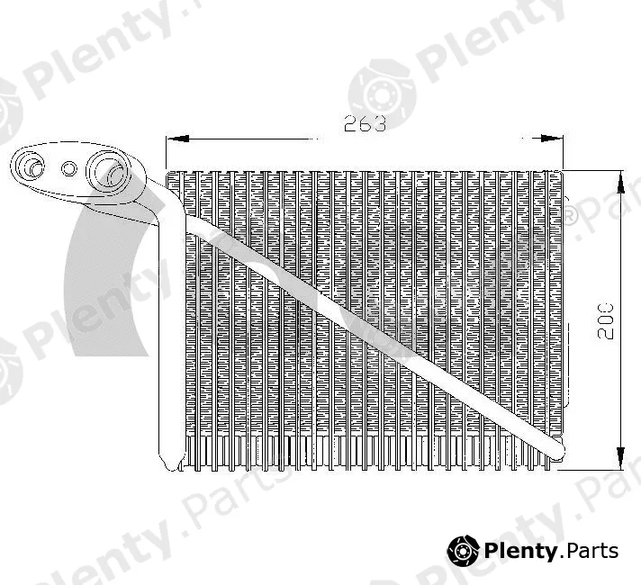ACR 310136 — Evaporator, air conditioning