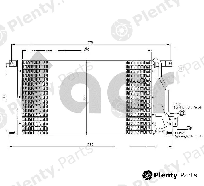 ACR 300428 — Condenser, air conditioning