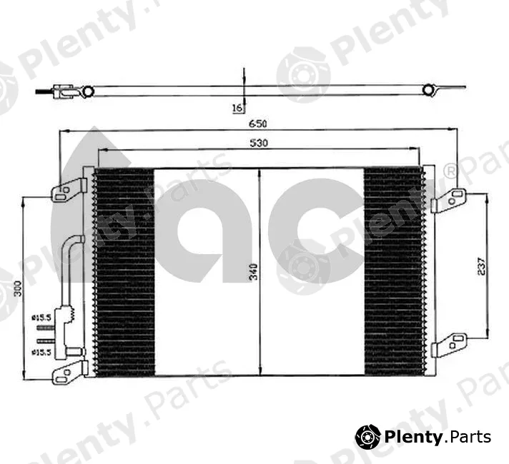 ACR 300153 — Condenser, air conditioning