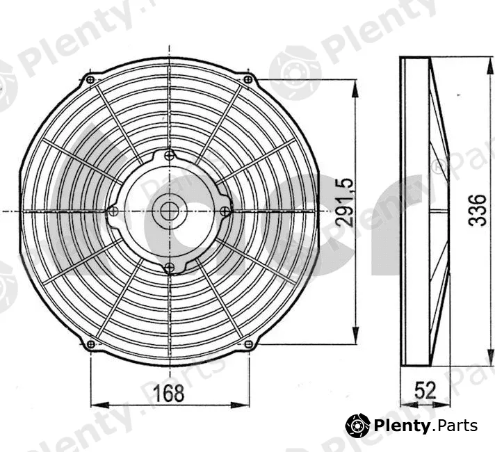 ACR 166027 — Fan, engine cooling
