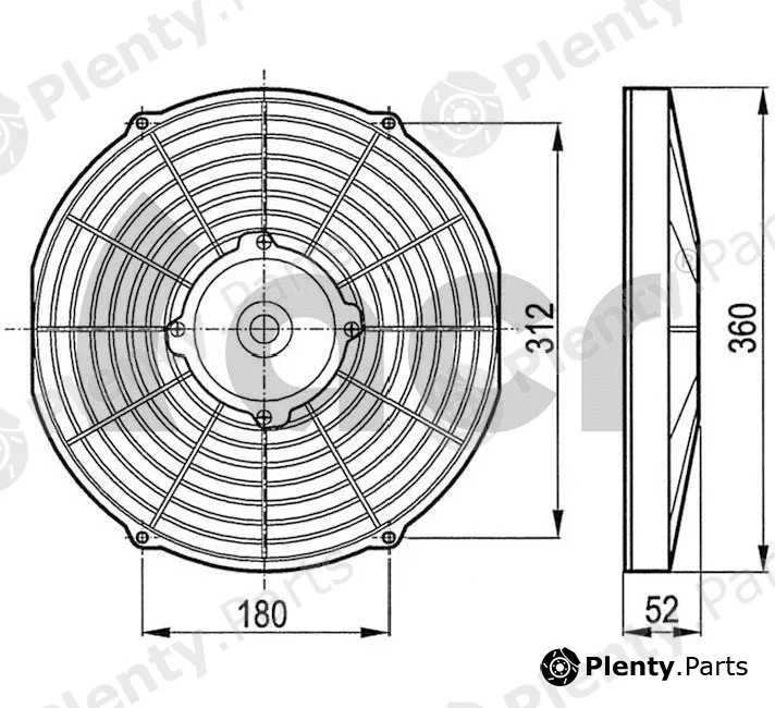 ACR 166036 — Fan, engine cooling