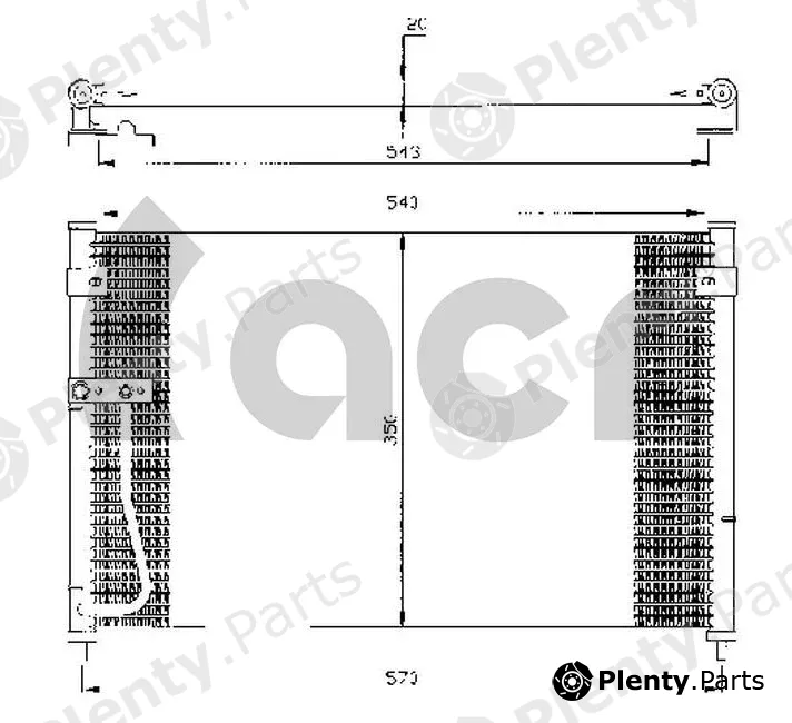 ACR 300338 — Condenser, air conditioning
