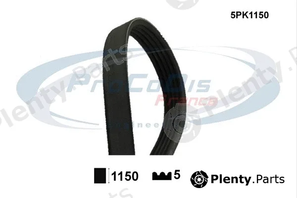 Procodis France 5PK1150 — V-Ribbed Belt