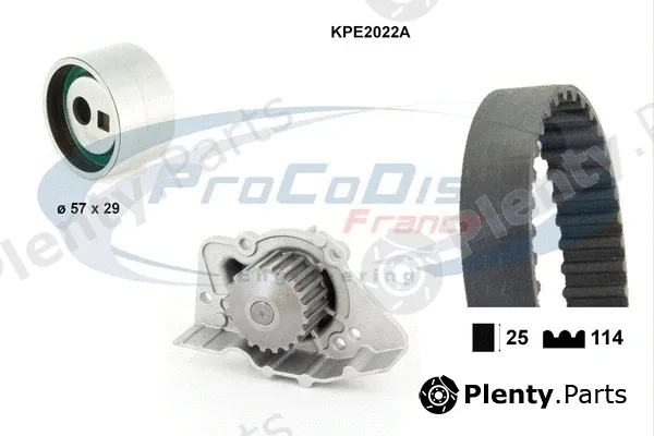 Procodis France KPE2022A — Water Pump & Timing Belt Kit