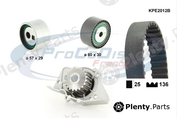 Procodis France KPE2012B — Water Pump & Timing Belt Kit