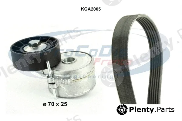 Procodis France KGA2005 — V-Ribbed Belt Set