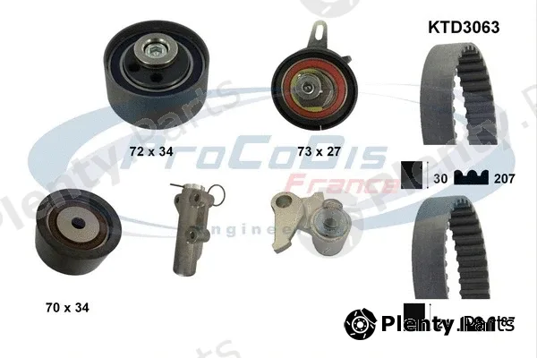 Procodis France KTD3063 — Timing Belt Kit