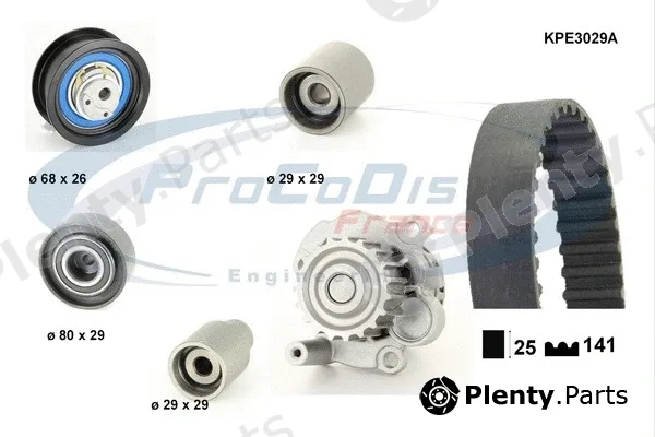 Procodis France KPE3029A — Water Pump & Timing Belt Kit