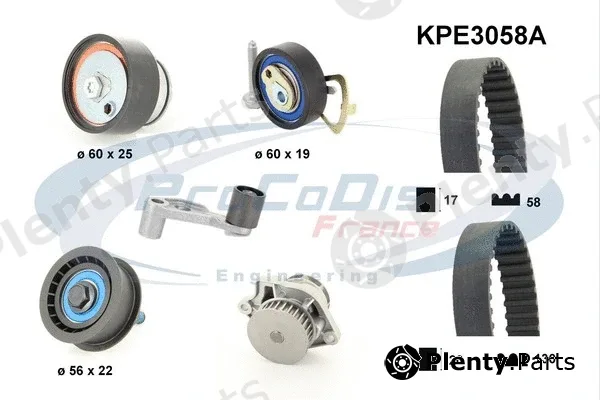 Procodis France KPE3058A — Water Pump & Timing Belt Kit