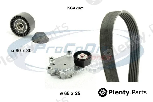 Procodis France KGA2021 — V-Ribbed Belt Set
