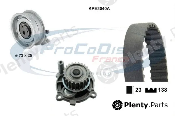 Procodis France KPE3040A — Water Pump & Timing Belt Kit