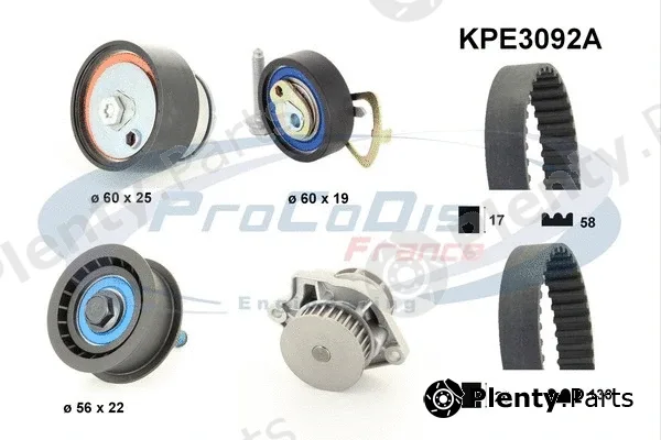 Procodis France KPE3092A — Water Pump & Timing Belt Kit