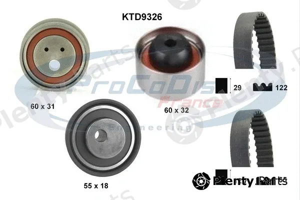 Procodis France KTD9326 — Timing Belt Kit