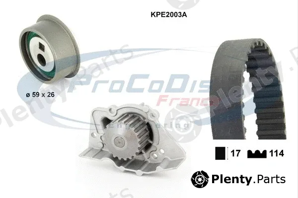 Procodis France KPE2003A — Water Pump & Timing Belt Kit