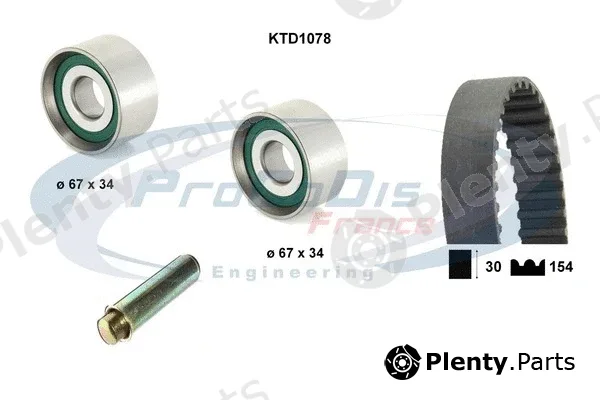 Procodis France KTD1078 — Timing Belt Kit