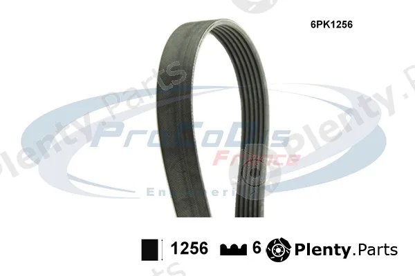 Procodis France 6PK1256 — V-Ribbed Belt