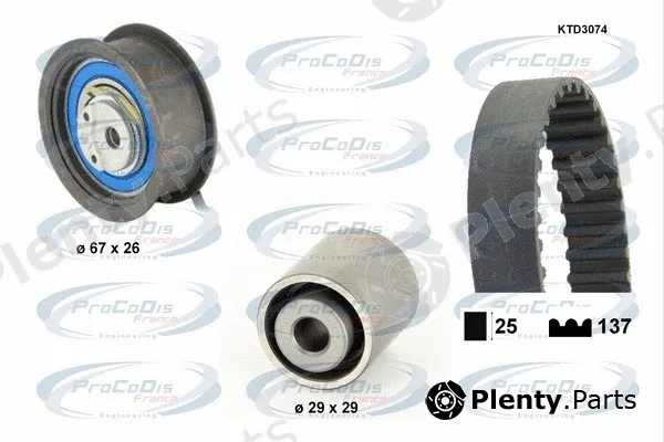 Procodis France KTD3074 — Timing Belt Kit