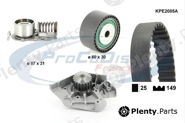 Procodis France KPE2005A — Water Pump & Timing Belt Kit