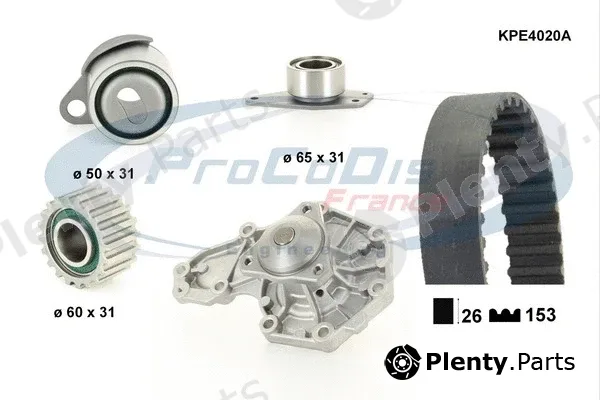 Procodis France KPE4020A — Water Pump & Timing Belt Kit