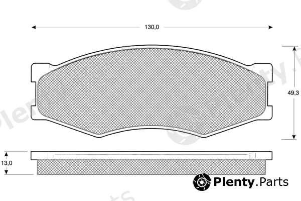 Procodis France PF1158 — Brake Pad Set, disc brake