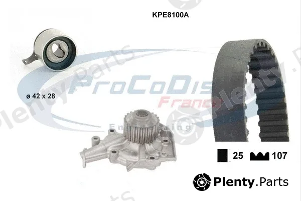Procodis France KPE8100A — Water Pump & Timing Belt Kit