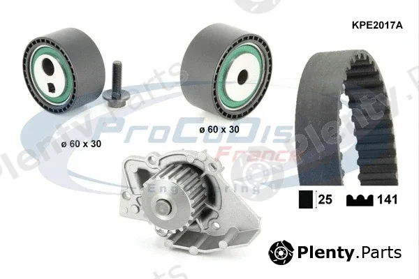Procodis France KPE2017A — Water Pump & Timing Belt Kit