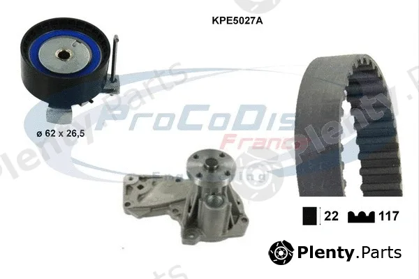 Procodis France KPE5027A — Water Pump & Timing Belt Kit
