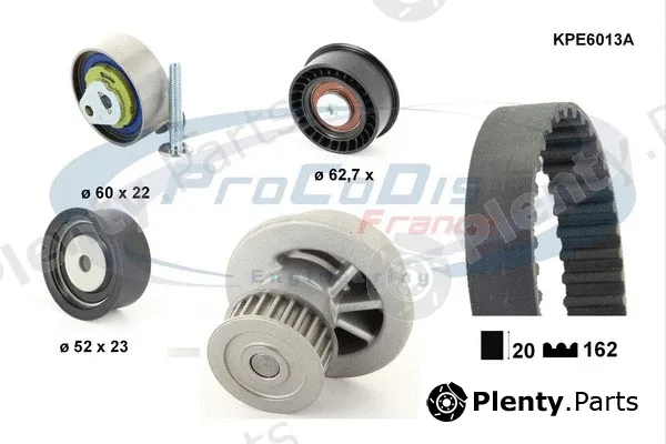 Procodis France KPE6013A — Water Pump & Timing Belt Kit