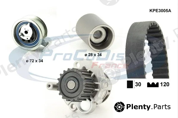 Procodis France KPE3005A — Water Pump & Timing Belt Kit