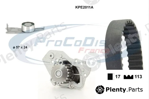 Procodis France KPE2011A — Water Pump & Timing Belt Kit