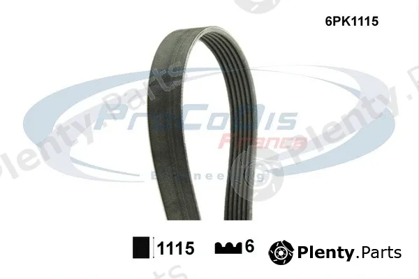 Procodis France 6PK1115 — V-Ribbed Belt