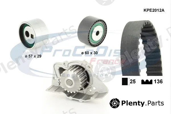 Procodis France KPE2012A — Water Pump & Timing Belt Kit