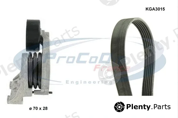 Procodis France KGA3015 — V-Ribbed Belt Set