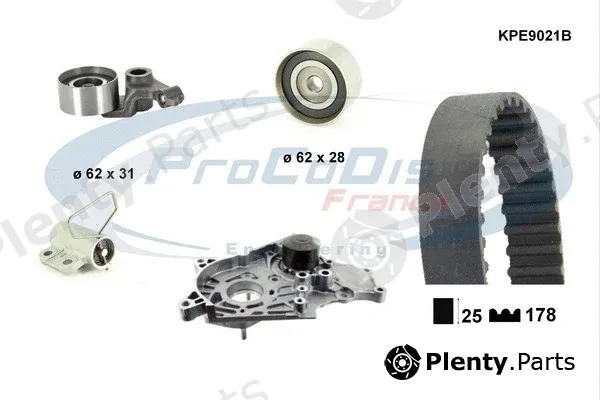 Procodis France KPE9021B — Water Pump & Timing Belt Kit