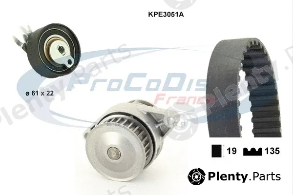 Procodis France KPE3051A — Water Pump & Timing Belt Kit