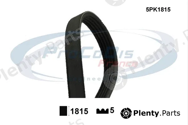 Procodis France 5PK1815 — V-Ribbed Belt